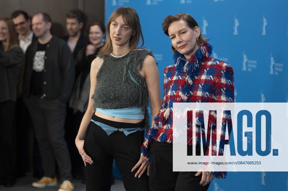 Caro Braun and Sandra Hüller Hueller at the Photo Call for the Kino Film Rose at the Berlinale 76 International Film Festival at Berlinale Palast on Sunday February 15, 2026 in Berlin Berlin Germany