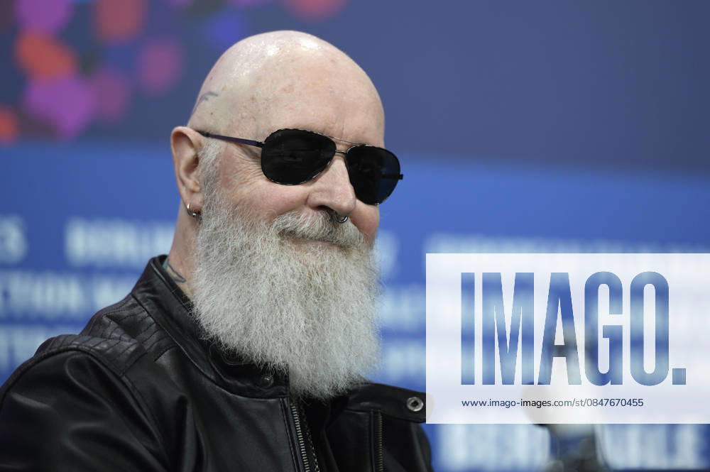 Rob Halford at the press conference for the documentary The Ballad of Judas Priest at the Berlinale 2026 76 Berlin International Film Festival at the Hotel Grand Hyatt Berlin, 15 02 2026 Foto:xC.xNiehausx xFuturexImagex priest_6267