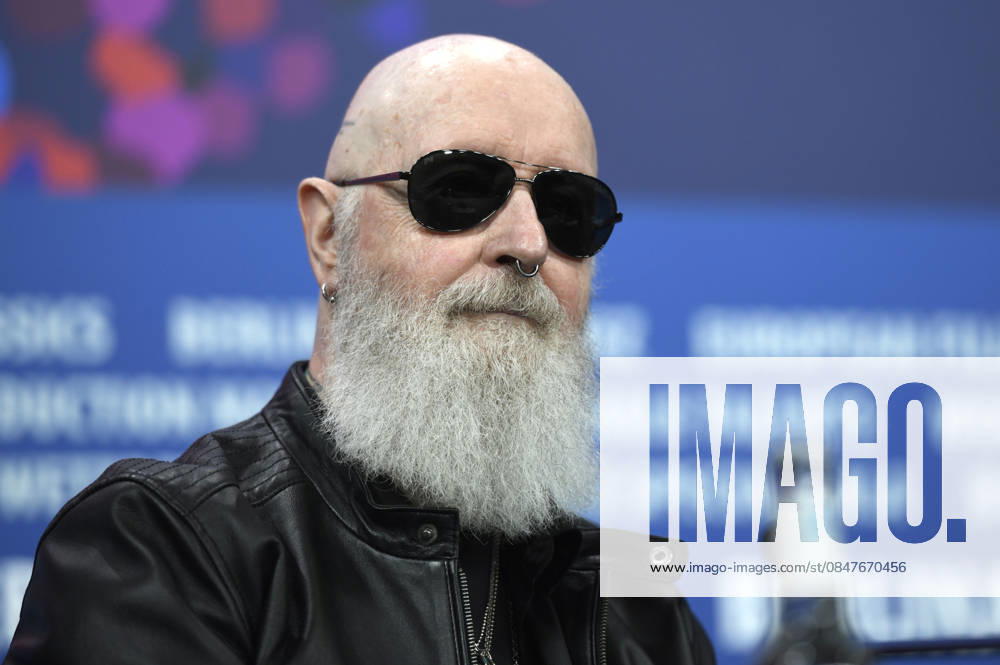 Rob Halford at the press conference for the documentary The Ballad of Judas Priest at the Berlinale 2026 76 Berlin International Film Festival at the Hotel Grand Hyatt Berlin, 15 02 2026 Foto:xC.xNiehausx xFuturexImagex priest_6268