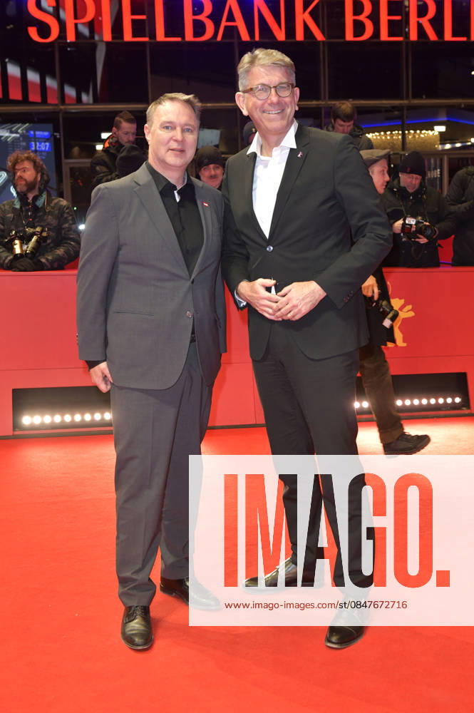 Andreas Babler and Wolfram Weimer at the premiere of the feature film Rose at the Berlinale 2026 76 Berlin International Film Festival in the Berlinale Palast Berlin, 15 02 2026 Foto:xM.xBehrensx xFuturexImagex rose_6279