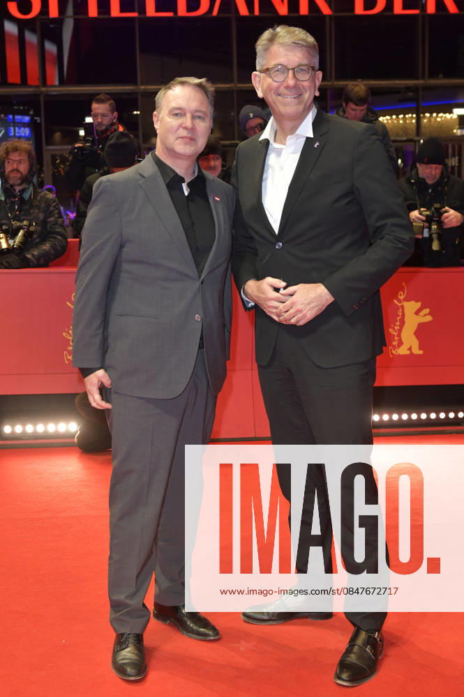 Andreas Babler and Wolfram Weimer at the premiere of the feature film Rose at the Berlinale 2026 76 Berlin International Film Festival in the Berlinale Palast Berlin, 15 02 2026 Foto:xM.xBehrensx xFuturexImagex rose_6280