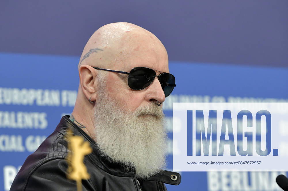Rob Halford at the press conference for the documentary The Ballad of Judas Priest at the Berlinale 2026 76 Berlin International Film Festival at the Hotel Grand Hyatt Berlin, 15 02 2026 Foto:xM.xBehrensx xFuturexImagex priest_6298