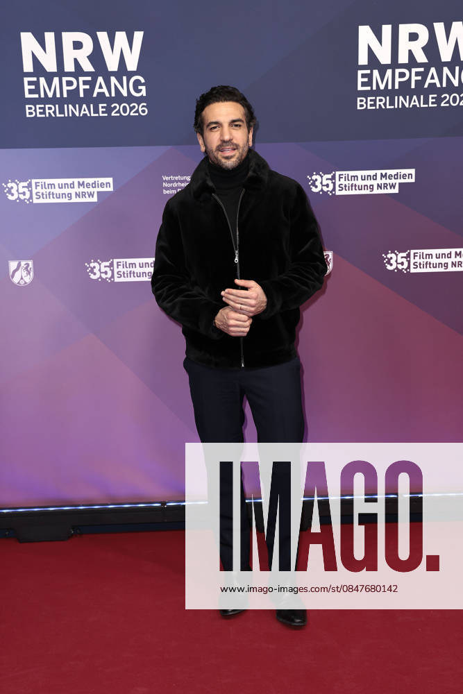 Elyas M Barek at the NRW Reception on 15 02 2026 as part of the 76 Berlinale in Berlin NRW Berlinale Reception in Berlin