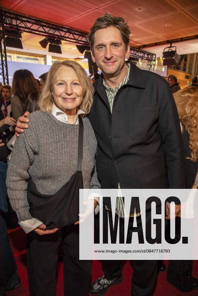 Maren Kroymann and Sebastian Schwarz as guests at the NRW reception at the 76 Berlinale 2026 in the Representation of the State of North Rhine-Westphalia to the Federal Government, on Sunday 15 02 2026 in Berlin Berlin Germany