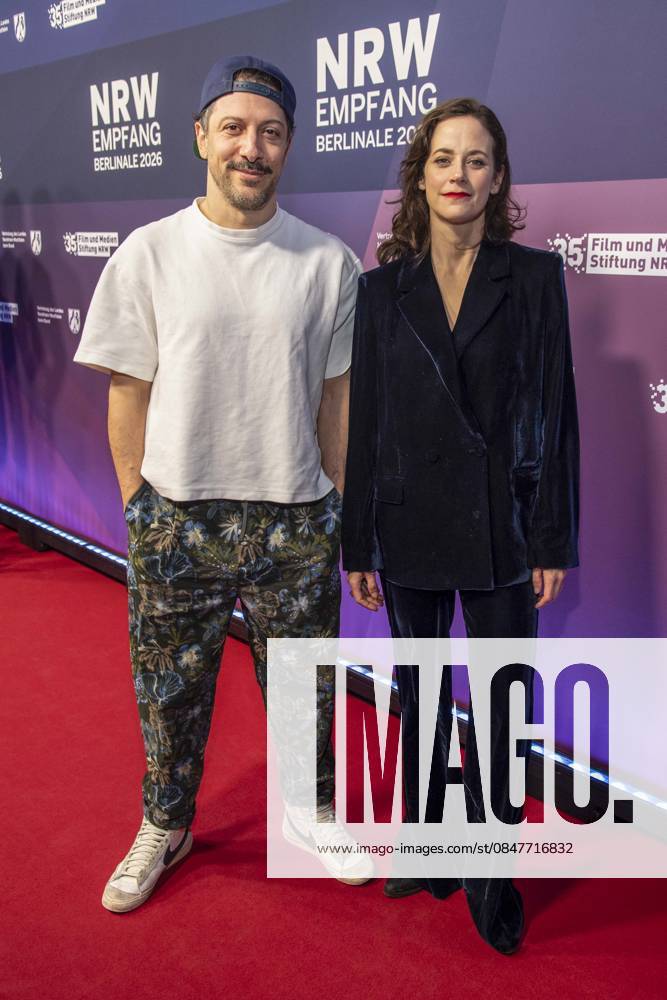 Fahri Yardım and Anja Knauer as guests at the NRW Reception at the 76 Berlinale 2026 in the Representation of the State of North Rhine-Westphalia to the Federal Government,on Sunday 15 02 2026 in Berlin Berlin Germany