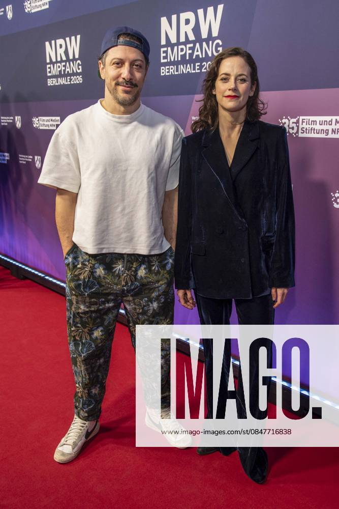 Fahri YardÄ±m and Anja Knauer as guests at the NRW Reception at the 76 Berlinale 2026 in the Representation of the State of North Rhine-Westphalia to the Federal Government,on Sunday 15 02 2026 in Berlin Berlin Germany