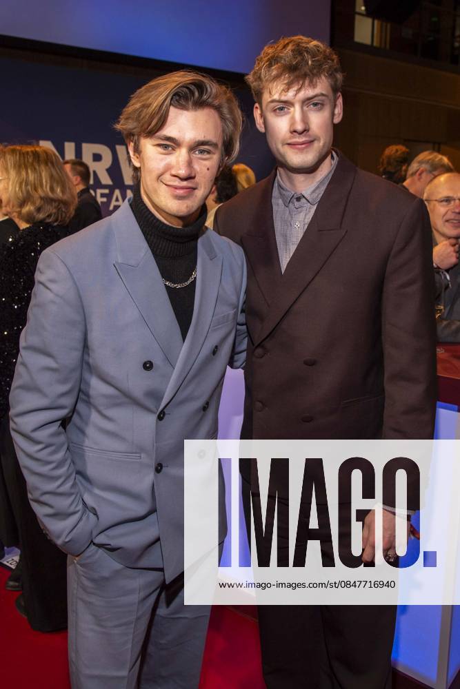 Alessandro Schuster and Max Kruk as guests at the NRW reception at the 76 Berlinale 2026 at the Representation of the State of North Rhine-Westphalia to the Federal Government,on Sunday 15 02 2026 in Berlin Berlin Germany