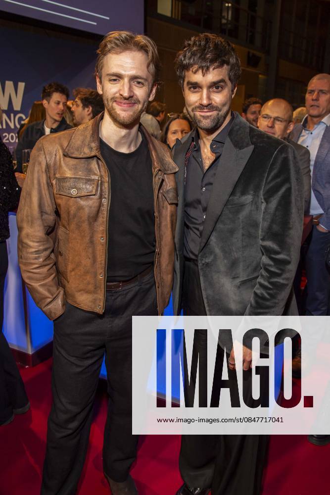 Timur Batels and Maximilian Befort as guests at the NRW reception at the 76 Berlinale 2026 in the Representation of the State of North Rhine-Westphalia to the Federal Government, on Sunday 15 02 2026 in Berlin Berlin Germany