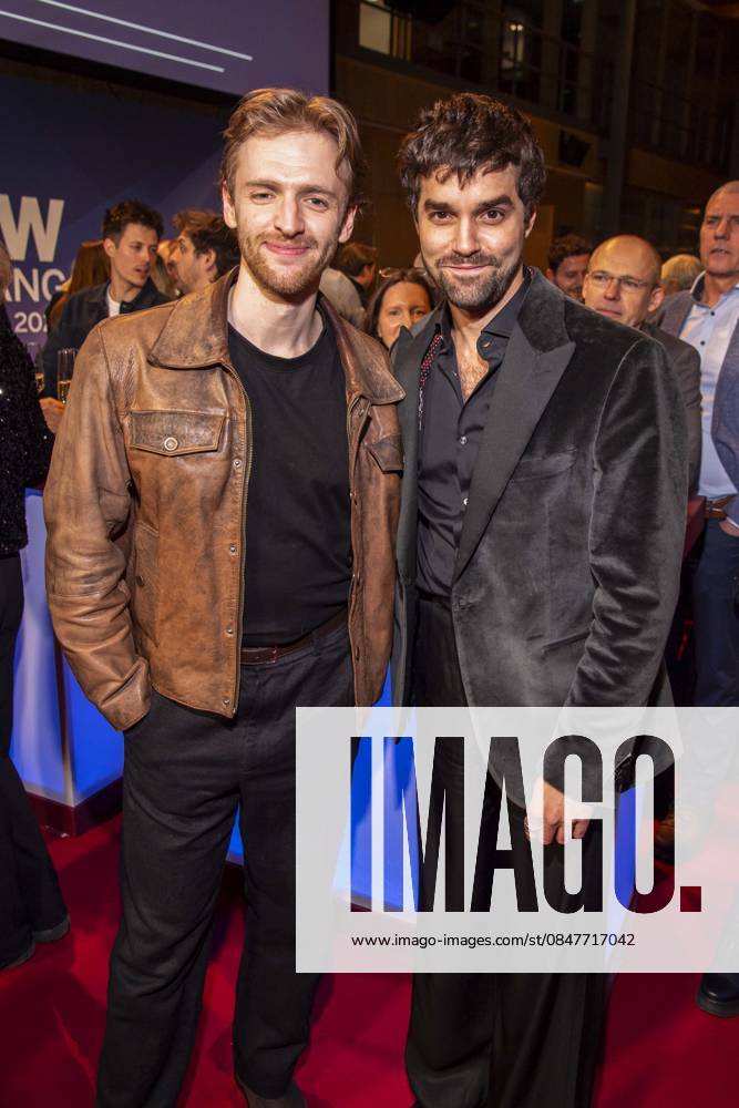 Timur Batels and Maximilian Befort as guests at the NRW reception at the 76 Berlinale 2026 in the Representation of the State of North Rhine-Westphalia to the Federal Government, on Sunday 15 02 2026 in Berlin Berlin Germany