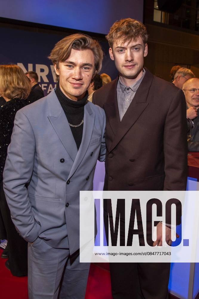 Alessandro Schuster and Max Kruk as guests at the NRW reception at the 76 Berlinale 2026 at the Representation of the State of North Rhine-Westphalia to the Federal Government,on Sunday 15 02 2026 in Berlin Berlin Germany