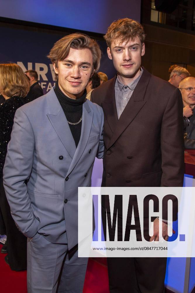 Alessandro Schuster and Max Kruk as guests at the NRW reception at the 76 Berlinale 2026 at the Representation of the State of North Rhine-Westphalia to the Federal Government,on Sunday 15 02 2026 in Berlin Berlin Germany