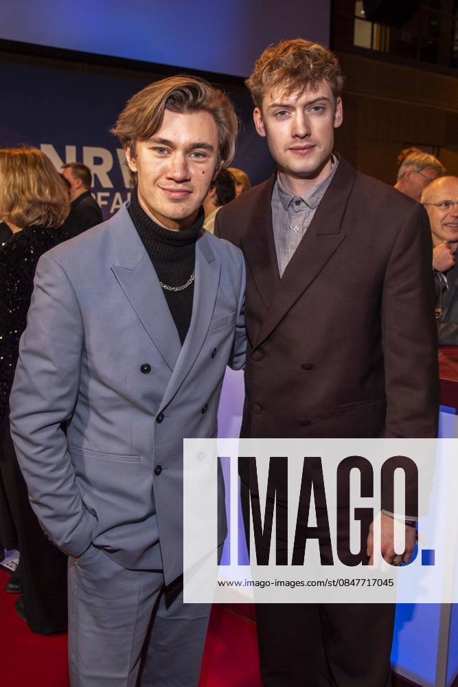 Alessandro Schuster and Max Kruk as guests at the NRW reception at the 76 Berlinale 2026 at the Representation of the State of North Rhine-Westphalia to the Federal Government,on Sunday 15 02 2026 in Berlin Berlin Germany