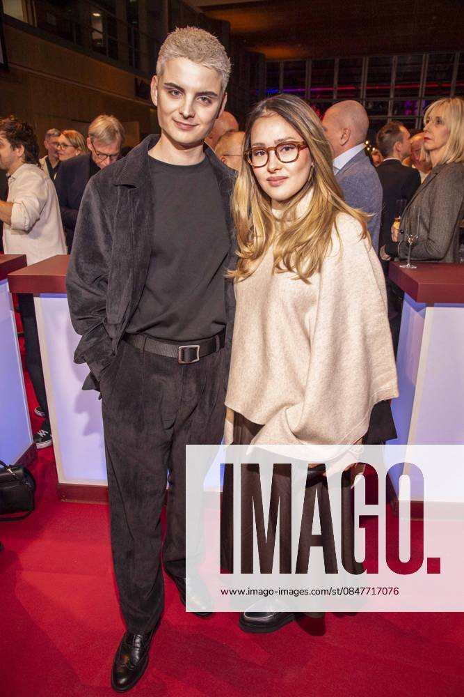Fabian Grischkat and his wife as guests at the NRW reception at the 76 Berlinale 2026 at the Representation of the State of North Rhine-Westphalia to the Federal Government, on Sunday 15 02 2026 in Berlin Berlin Germany