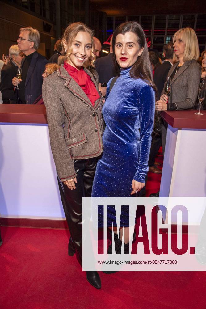Julie Deluz and Loredana Linglauf as guests at the NRW reception at the 76 Berlinale 2026 in the Representation of the State of North Rhine-Westphalia to the Federal Government, on Sunday 15 02 2026 in Berlin Berlin Germany