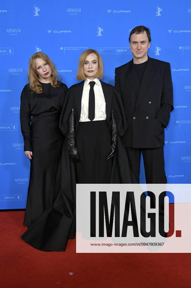 Birgit Minichmayr, Isabelle Huppert and Lars Eidinger at the premiere of the feature film The Blood Countess at the premiere of the feature film at the Berlinale 2026 76 Berlin International Film Festival at the Zoo Palast Berlin, 16 02 2026 Foto:xM.xBehrensx xFuturexImagex blutgraefin_6470
