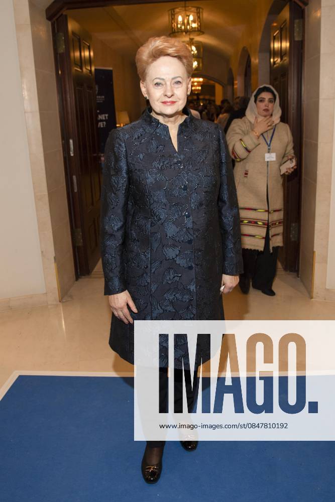 Dalia Grybauskaite Lithuanian politician as guest at the Cinema For Peace Gala 2026 at the Hotel Adlon Kempinski on 16 02 2026 in Berlin Berlin Germany