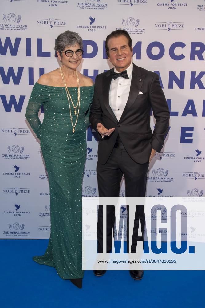 Vincent De Paul and his wife as guests at the Cinema For Peace Gala 2026 at the Hotel Adlon Kempinski on 16 02 2026 in Berlin Berlin Germany