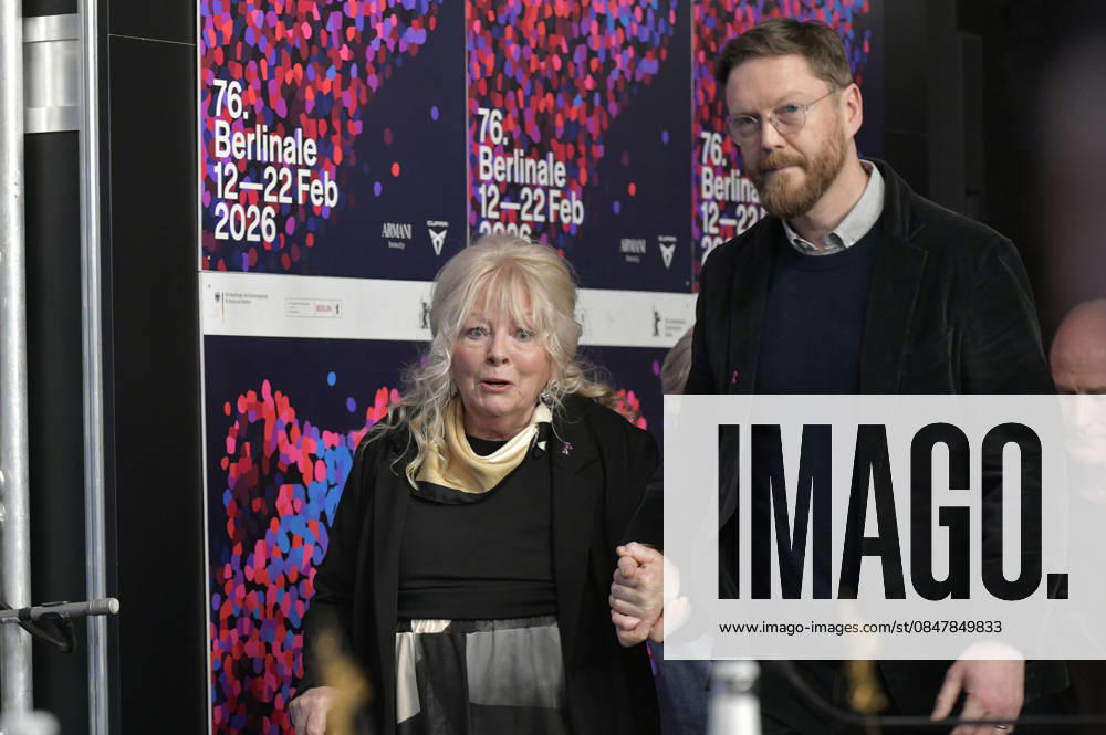Anna Calder Marshall and Tristan Goligher at the press conference for the feature film Queen at Sea at the Berlinale 2026 76 Berlin International Film Festival at the Hotel Grand Hyatt Berlin, 17 02 2026 Foto:xM.xBehrensx xFuturexImagex queen_6226