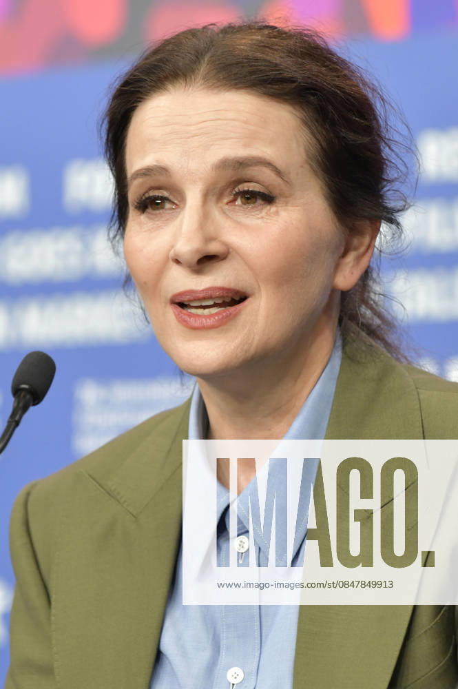 Juliette Binoche at the press conference for the feature film Queen at Sea at the Berlinale 2026 76 Berlin International Film Festival at the Hotel Grand Hyatt Berlin, 17 02 2026 Foto:xM.xBehrensx xFuturexImagex queen_6255