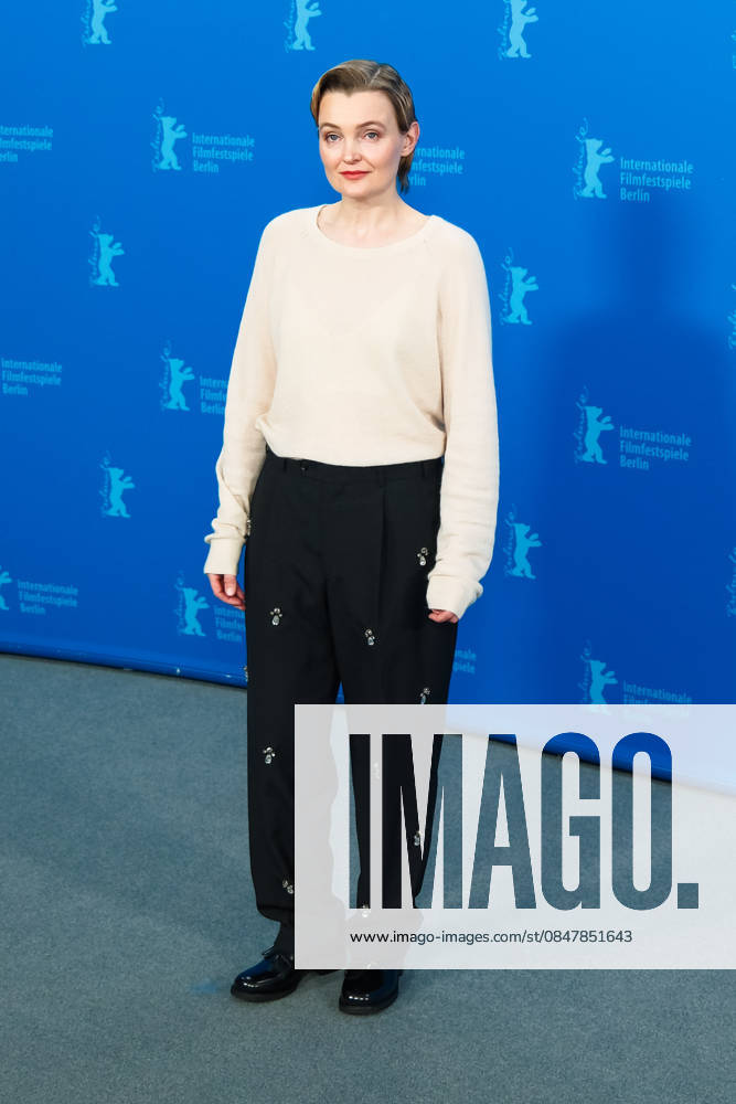 Photocall for My Wife Cries , Grand Hyatt Berlin, Berlin, Germany Birte Schnöink poses at the Photocall for My Wife Cries during Berlinale (Berlin Film Festival) at Grand Hyatt Berlin, Berlin, , Germany on 17 February 2026., Credit:Julie Edwards Avalon