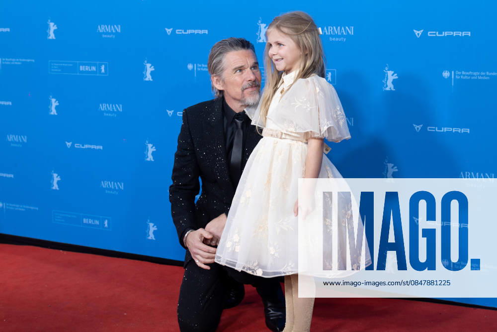 The Weight , Premiere at the Berlinale, Berlin, 17 02 2026 Ethan Hawke and Avy Berry on the red carpet before the premiere of The Weight at the Berlinale at Zoo Palast on 17 02 2026 The 76th Berlin International Film Festival takes place from February 12 to 22, 2026 Berlin Zoo Palast