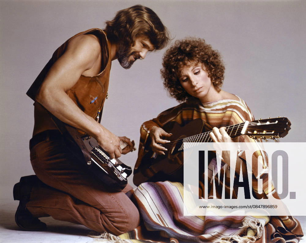 Kris Kristofferson and Barbra Streisand in A Star Is Born 1976 Warner Bros. ** B.D.M.