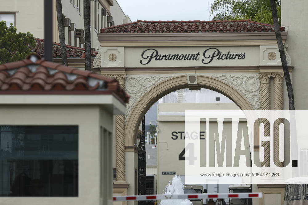 Paramount Pictures In Los Angeles The Paramount Pictures logo displays above an entrance arch in Los Angeles, California, on February 17, 2026. Paramount Skydance attempts a hostile takeover bid of Warner Bros. Los Angeles California United States