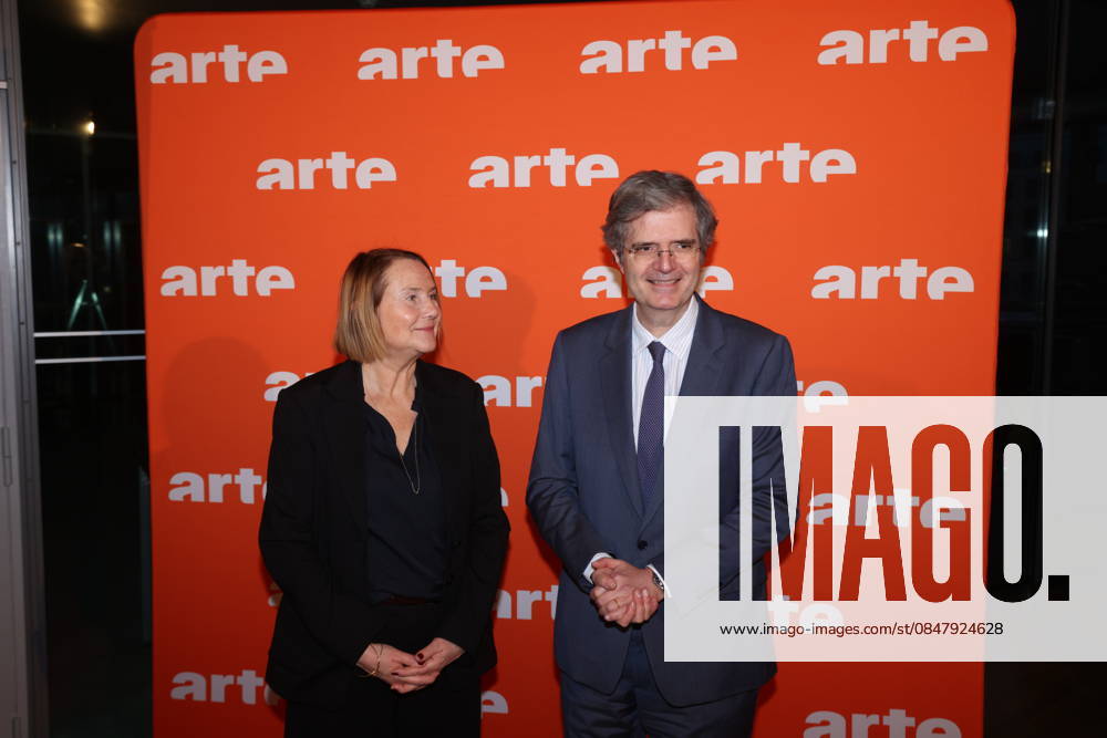 Heike Hempel and Francois Delattre at the ARTE reception as part of the Berlinale 2026 at the Akademie der Künste on Pariser Platz Berlin