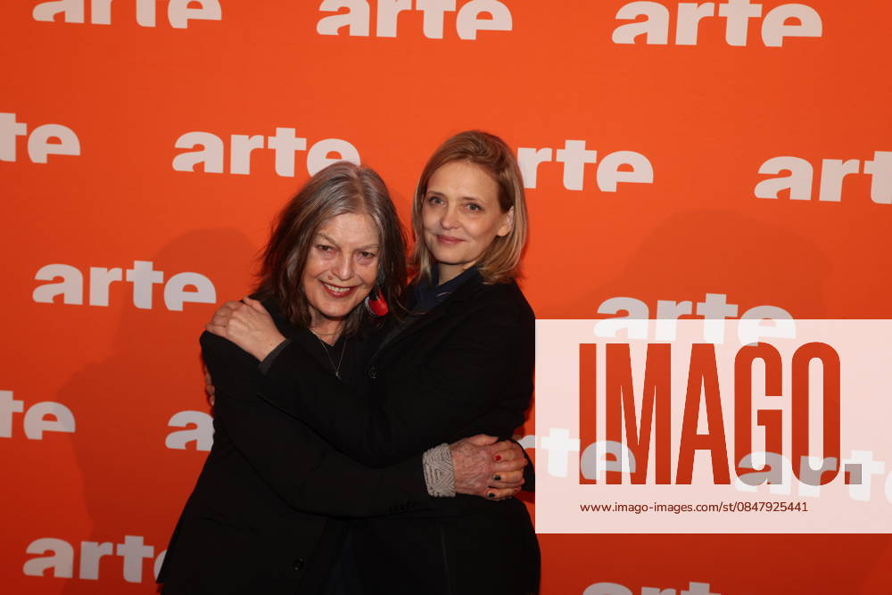 Angela Winkler and Laura Tonke at the ARTE reception as part of the Berlinale 2026 at the Akademie der Künste on Pariser Platz Berlin