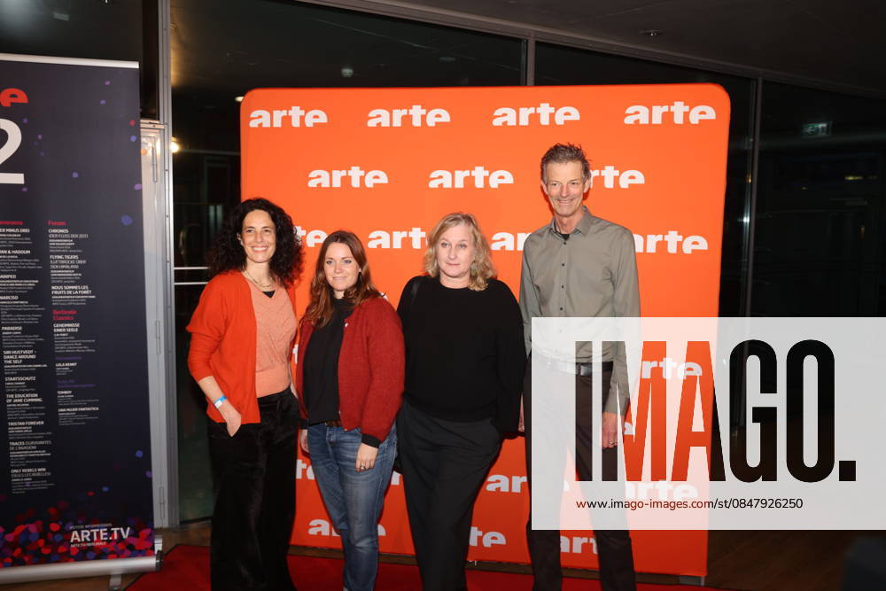 Olga Staszel 3 from left with guests at the ARTE reception as part of the Berlinale 2026 at the Akademie der Künste on Pariser Platz Berlin