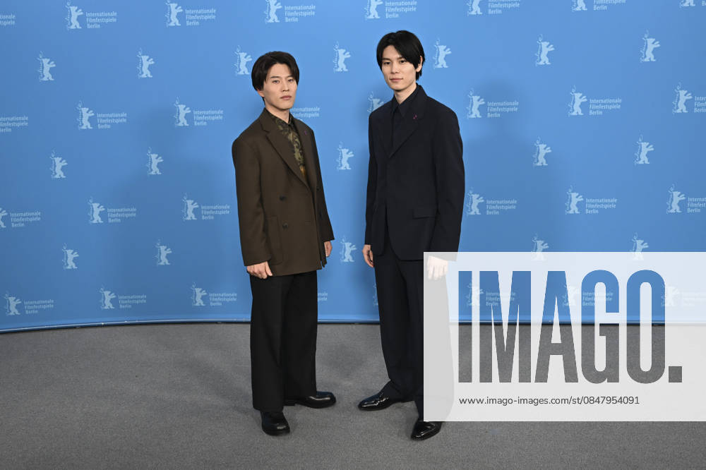 76th Berlin International Film Festival BERLIN, GERMANY - FEBRUARY 18: Actors Miyu Irino (L) and Riku Hagiwara (R) of A New Dawn pose for photographers during the 76th Berlinale in Berlin, Germany, on February 18, 2026. Halil Sagirkaya Anadolu Berlin Germany. Editorial use only. Please get in touch for any other usage.