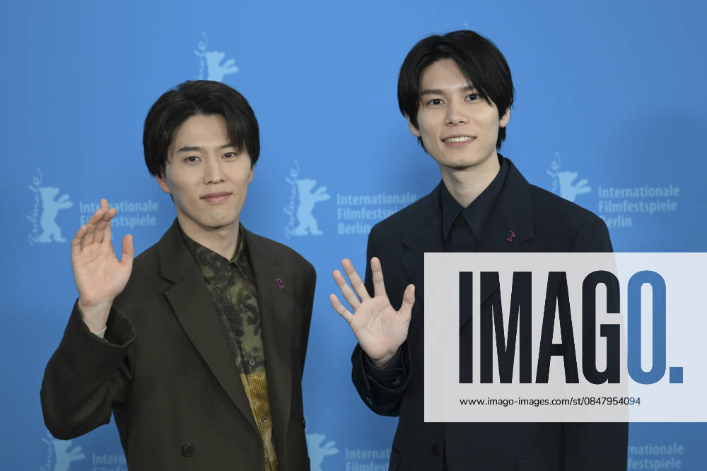 76th Berlin International Film Festival BERLIN, GERMANY - FEBRUARY 18: Actors Miyu Irino (L) and Riku Hagiwara (R) of A New Dawn pose for photographers during the 76th Berlinale in Berlin, Germany, on February 18, 2026. Halil Sagirkaya Anadolu Berlin Germany. Editorial use only. Please get in touch for any other usage.