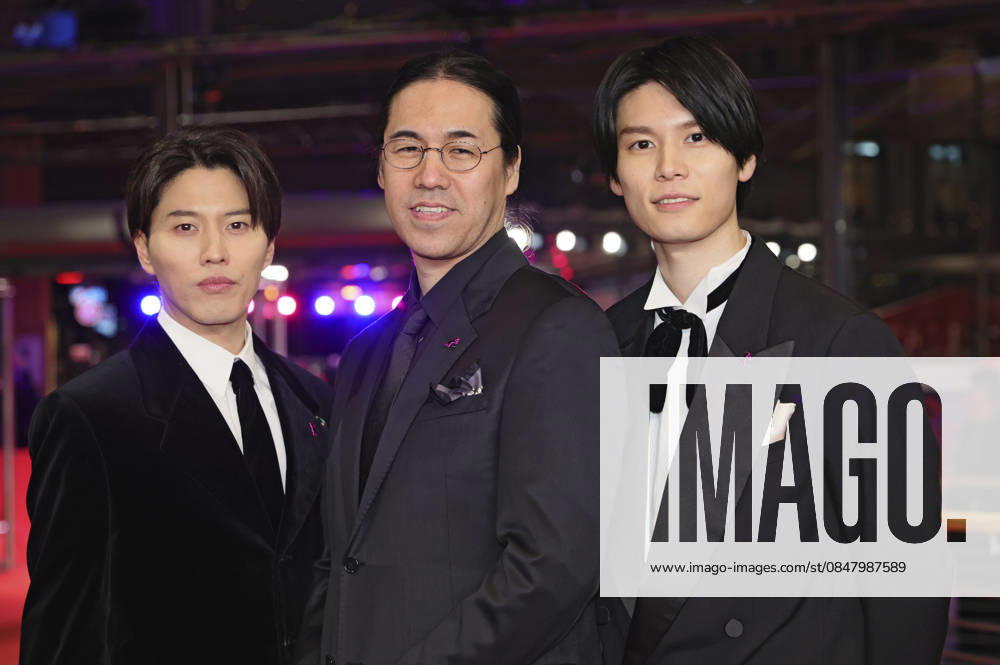 Miyu Irino, Yoshitoshi Shinomiya and Riku Hagiwara at the premiere of the animated film A New Dawn Hana rokushÃ ga akeru hi ni at the Berlinale 2026 76 Berlin International Film Festival in the Berlinale Palast Berlin, 18 02 2026 Foto:xD.xBedrosianx xFuturexImagex dawn_6208