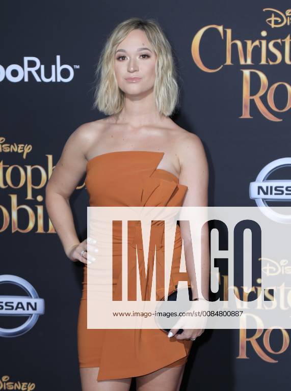 U.S. - 30 July 2018 - Burbank, California - Alisha Marie. Premiere of Disney s Christopher Robin held at Walt Disney Studios. Photo Credit: PMA AdMedia U.S. - ZUMAa123 20180730_zaa_a123_133