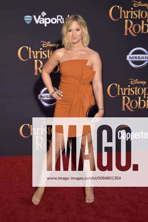 Alisha Marie at the premiere of the movie Christopher Robin at Walt Disney Studios Burbank 30 07 2018 Foto:xD.xStarbuckx xFuturexImage