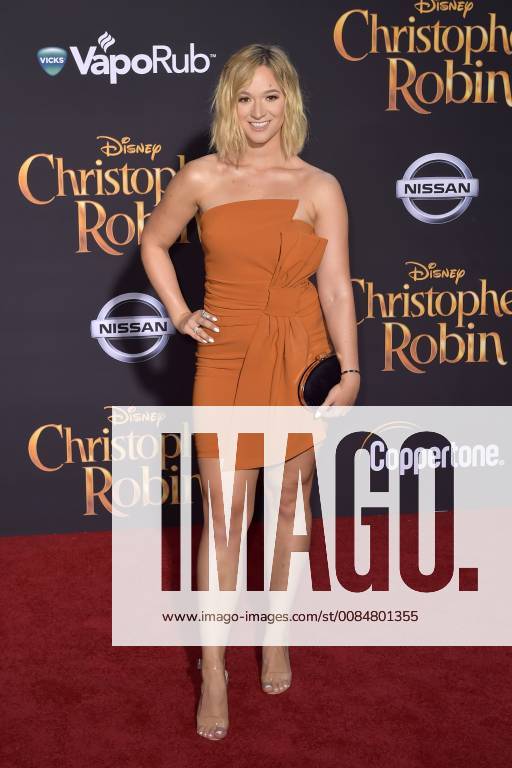 Alisha Marie at the premiere of the movie Christopher Robin at Walt Disney Studios Burbank 30 07 2018 Foto:xD.xStarbuckx xFuturexImage