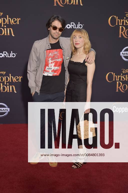 Alex Ross Perry and Anna Bak Kvapil at the premiere of the movie Christopher Robin at Walt Disney Studios Burbank 30 07 2018 Foto:xD.xStarbuckx xFuturexImage