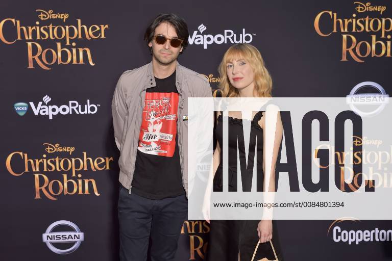 Alex Ross Perry and Anna Bak Kvapil at the premiere of the movie Christopher Robin at Walt Disney Studios Burbank 30 07 2018 Foto:xD.xStarbuckx xFuturexImage