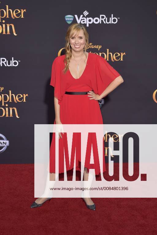 Allison Schroeder at the premiere of the movie Christopher Robin at Walt Disney Studios Burbank 30 07 2018 Foto:xD.xStarbuckx xFuturexImage