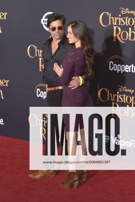 John Stamos with wife Caitlin McHugh at the premiere of the movie Christopher Robin at Walt Disney Studios Burbank 30 07 2018 Foto:xD.xStarbuckx xFuturexImage