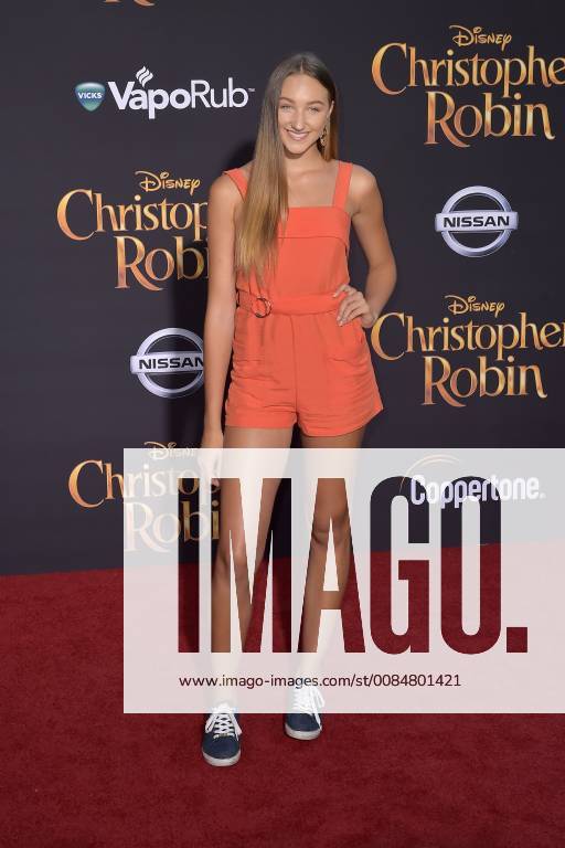 Ava Cota at the premiere of the movie Christopher Robin at Walt Disney Studios Burbank 30 07 2018 Foto:xD.xStarbuckx xFuturexImage