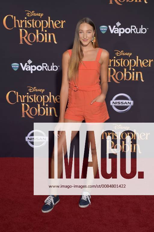 Ava Cota at the premiere of the movie Christopher Robin at Walt Disney Studios Burbank 30 07 2018 Foto:xD.xStarbuckx xFuturexImage
