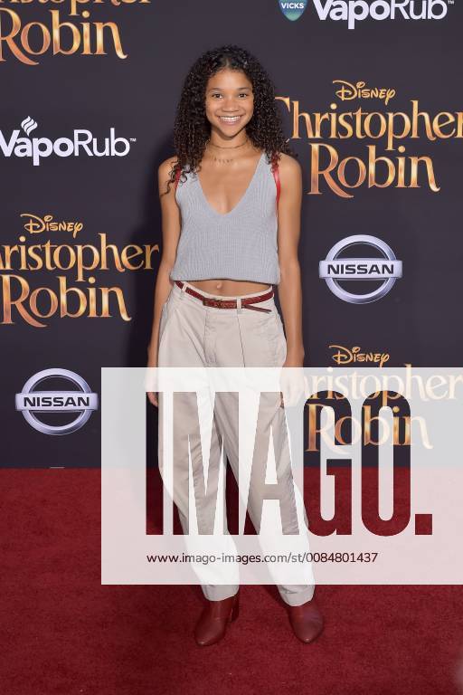 Kylee Russell at the premiere of the movie Christopher Robin at Walt Disney Studios Burbank 30 07 2018 Foto:xD.xStarbuckx xFuturexImage