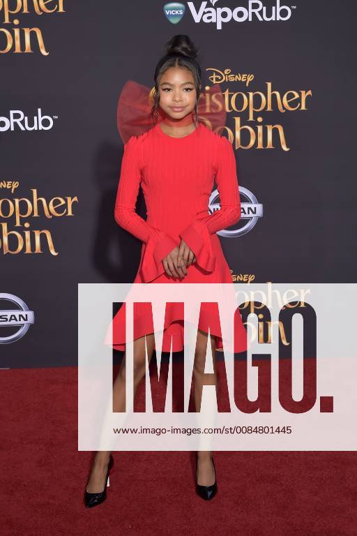 Navia Ziraili Robinson at the premiere of the movie Christopher Robin at Walt Disney Studios Burbank 30 07 2018 Foto:xD.xStarbuckx xFuturexImage