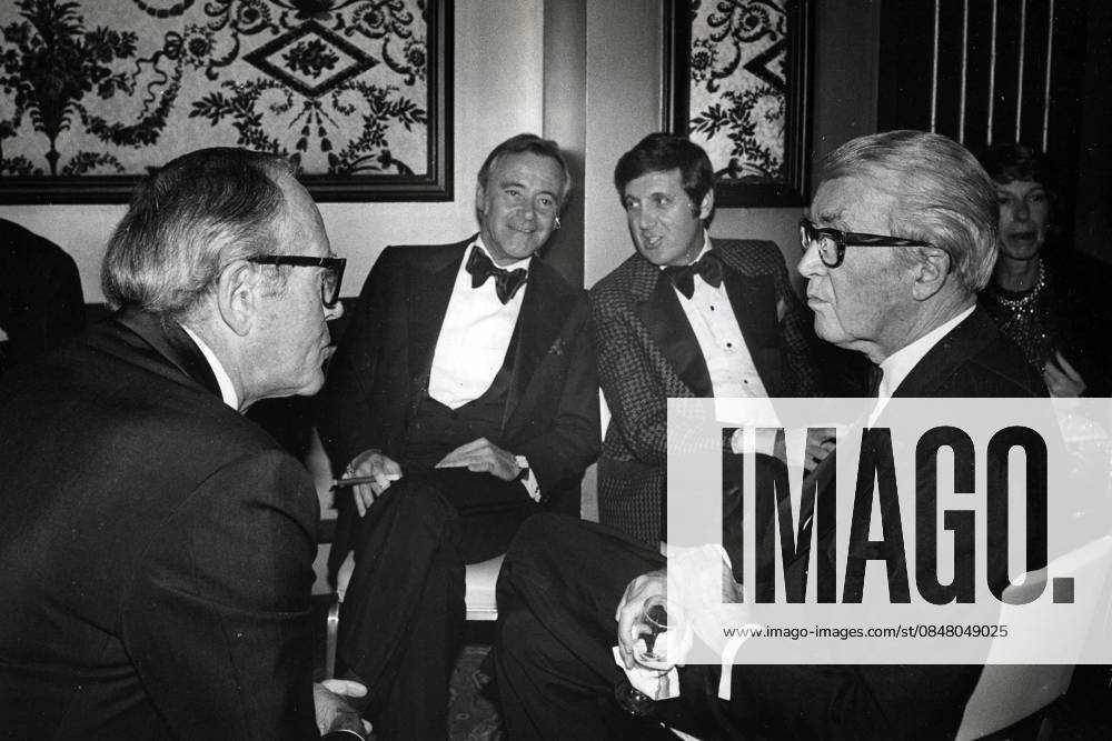 MONTY HALL born Monte Halparin, August 25, 1921 - September 30, 2017 was a Canadian-American game show host and producer, best known as the long-running host of Let s Make a Deal . PICTURED: L-R HENRY FONDA, JACK LEMMON, MONTY HALL, and JIMMY STEWART, date unknown.