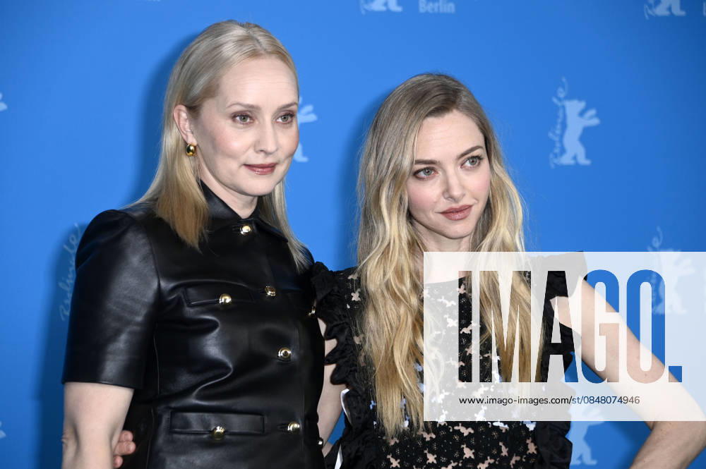 Mona Fastvold and Amanda Seyfried at the photocall for the feature film The Testament of Ann Lee at the Berlinale 2026 76 Berlin International Film Festival at the Hotel Grand Hyatt Berlin, 19 02 2026 Foto:xN.xKubelkax xFuturexImagex testament_6256