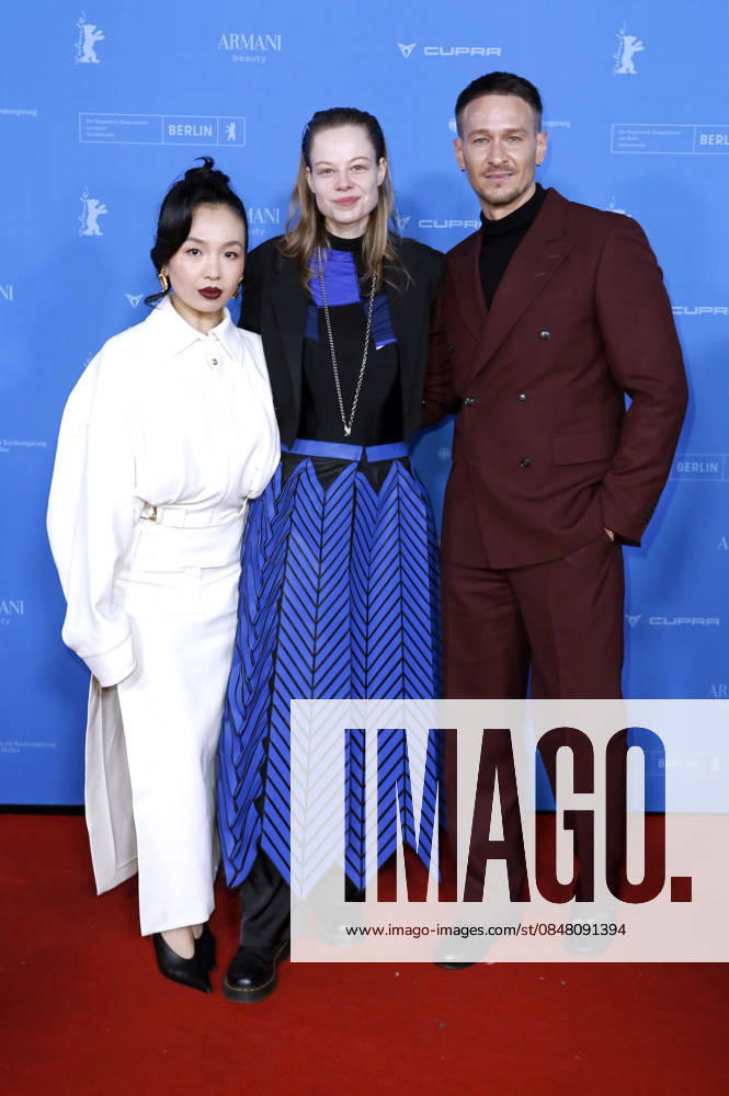 Andrea Guo, Emma Bading and Vladimir Burlakov at the premiere of the ARD series House of Yang at the Berlinale 2026 76 Berlin International Film Festival at the Zoo Palast Berlin, 19 02 2026 Foto:xC.xTamckex xFuturexImagex yang_6219