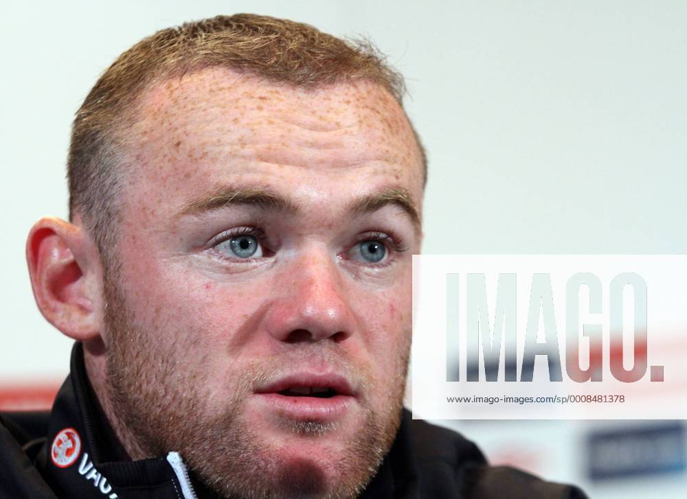 Englands Wayne Rooney during his press conference Training Training - England 30th August, 2011 .