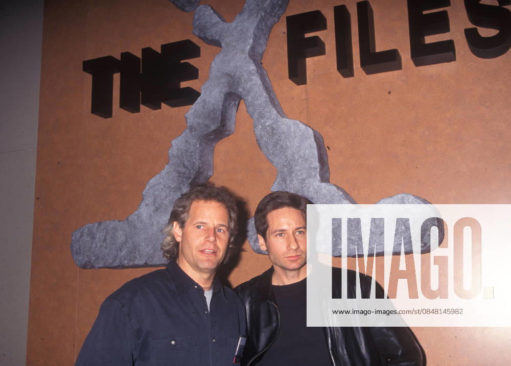 Producer Chris Carter Jan 23, 1996 - Las Vegas, NV, USA - CHRIS CARTER at a NATPE Convention with David Duchovny.