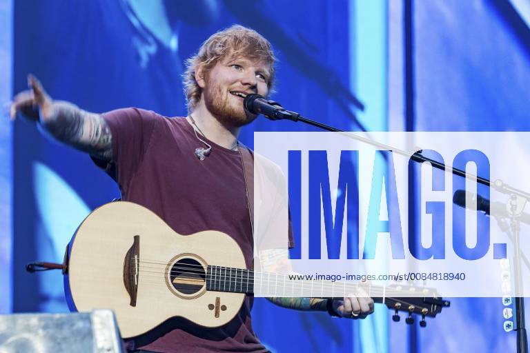 BRD 2018 07 30 MUSIC PORTRAIT CONCERT THE MUSICIAN ED SHEERAN AT ITS APPOINTMENT IN THE OLYMPIAPARK MUENCHEN FULLY FILLED
